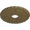 Ekena Millwork Kendall Train Station Medallion (Canopies up to 3 7/8"), 18 1/2"OD x 3 7/8"ID x 1"P, Mississippi Mud CM18KDMMF - alternate 3